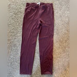 CRZ YOGA Maroon Jogger Pants